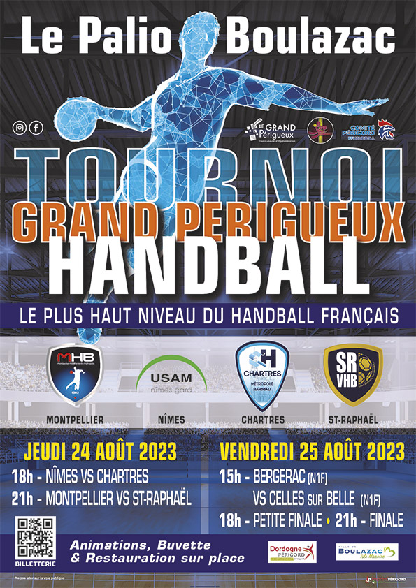 Affiche tournoi handball Palio